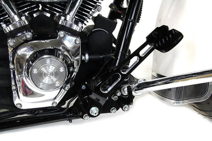 V-Twin Black Contrast Cut Brake Pedal for Harley Davidson FLT (Part No. 23-0061) by V-Twin