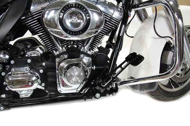 V-Twin Black Contrast Cut Brake Pedal for Harley Davidson FLT (Part No. 23-0061) by V-Twin