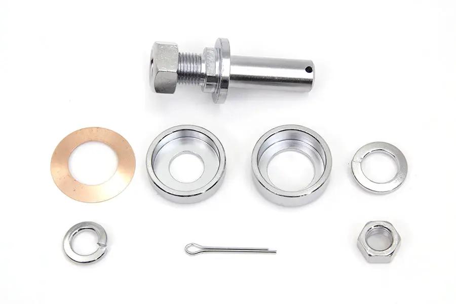 Edart Mechanical Brake Pivot Kit Chrome for Harley Davidson EL (1938-1947) – Part #70309C by Edart
