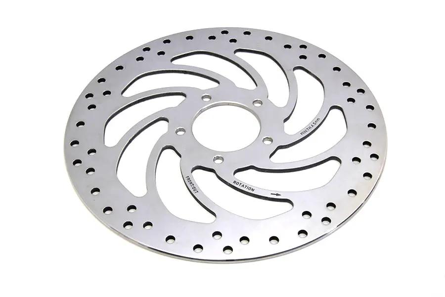 Edart Indian Scout Front Brake Disc - Polished Stainless Steel for Harley Davidson Scout (2015-2024) by Edart