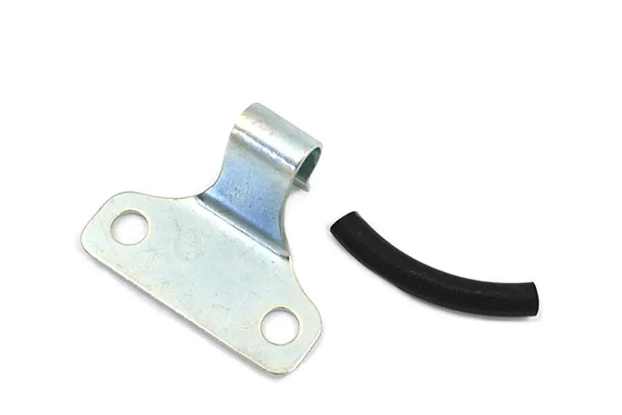 V-Twin Brake Line Support Bracket Zinc for Harley Davidson FLH (1970-1979) by V-Twin