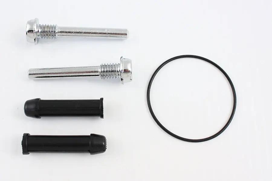 V-Twin Chrome Torx Head Mount Set for Rear Brake Caliper – Fits Harley Davidson FLST (1987-1996) by V-Twin