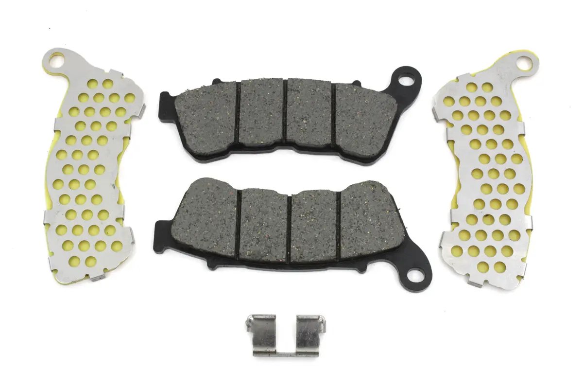 Duro Zinc Kevlar Front Brake Pad Set for Harley Davidson XL Models by Duro