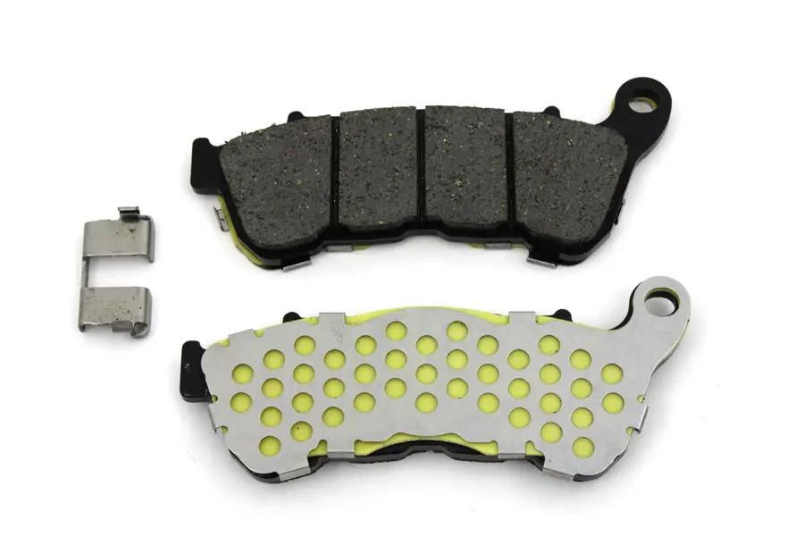 Duro Zinc Kevlar Front Brake Pad Set for Harley Davidson XL Models by Duro