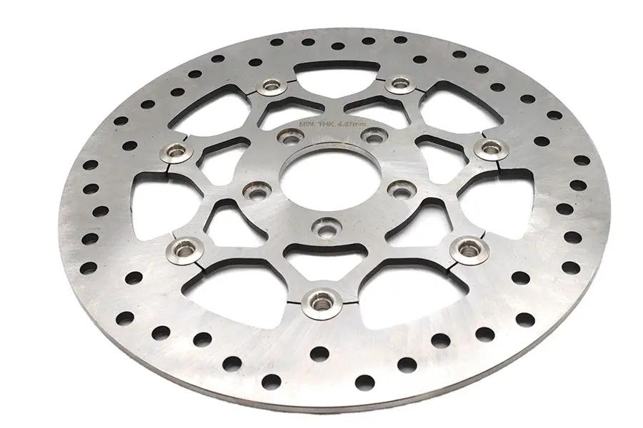 V-Twin 78524 Floating Stainless Steel 11.8 inch Front Brake Disc for Harley Davidson XL and FLST by V-Twin