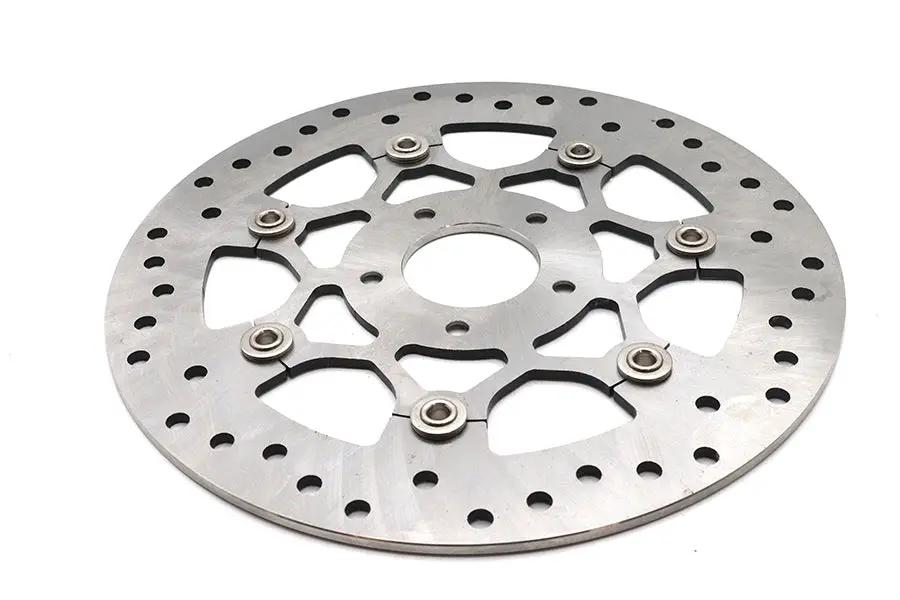 V-Twin 78524 Floating Stainless Steel 11.8 inch Front Brake Disc for Harley Davidson XL and FLST by V-Twin