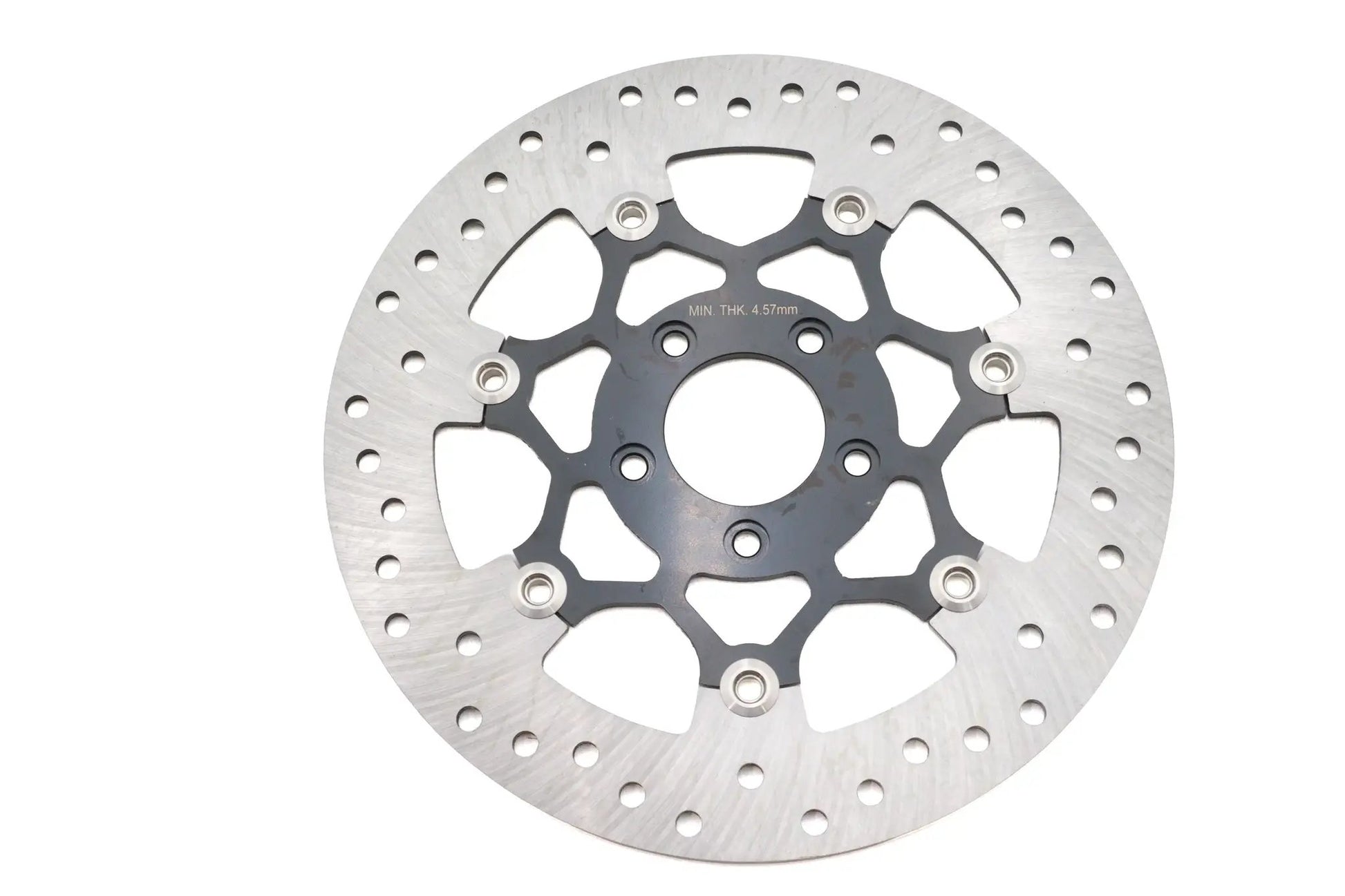 V-Twin Floating Stainless Steel & Black 11.8 inch Front Brake Disc for Harley Davidson XL and FLST by V-Twin