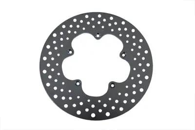 Edart 06-0172A 11-1/2 Inch Drilled Front Brake Disc Clover Leaf Style for Harley Davidson by Edart
