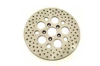 Duro 11-1/2 Inch Drilled Rear Brake Disc for Harley Davidson XL Models by Duro