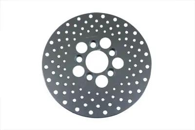 Edart 06-0178A 10 Inch Drilled Front Brake Disc Steel for Harley Davidson FLT Models by Edart