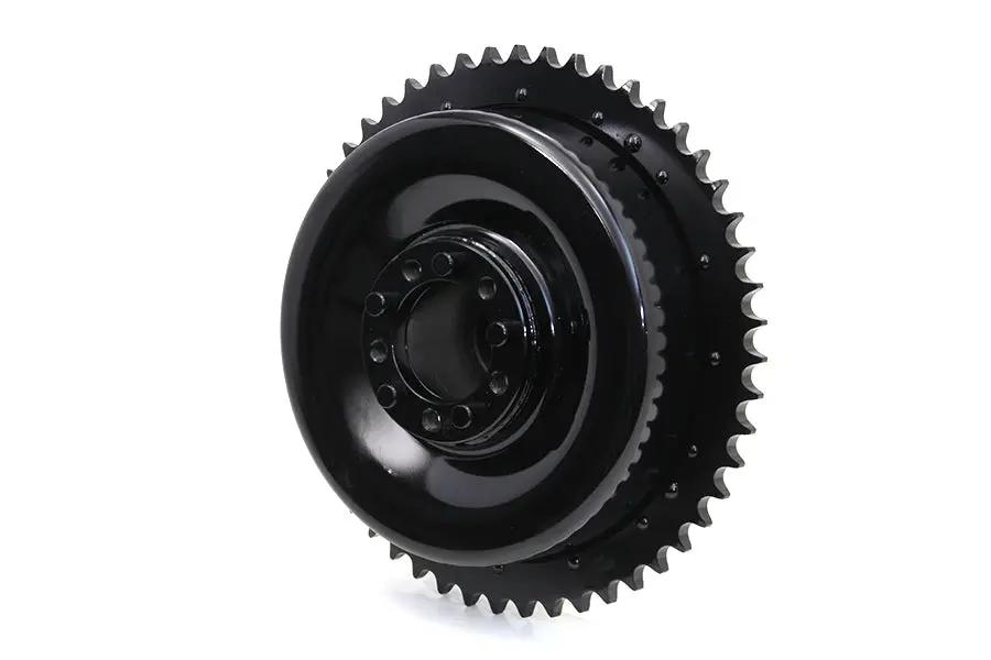 V-Twin Rear Mechanical Brake Drum Black for Harley Davidson UL (Part #19137B) by V-Twin