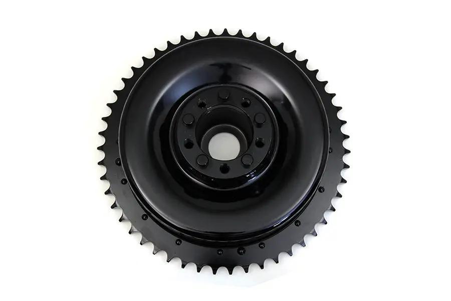 V-Twin Rear Mechanical Brake Drum Black for Harley Davidson UL (Part #19137B) by V-Twin