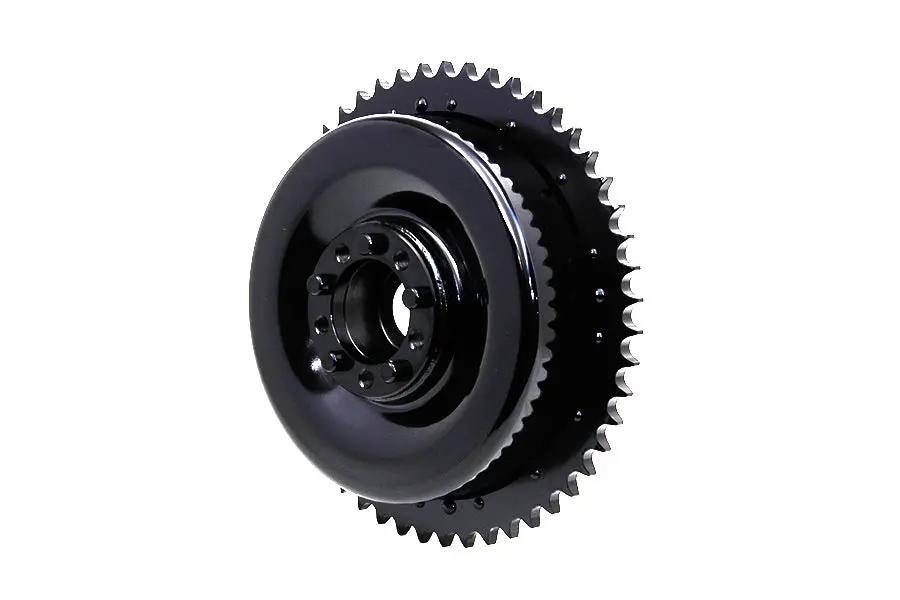 V-Twin Rear Hydraulic Brake Drum Black for Harley Davidson FL Models - Part 19139B by V-Twin