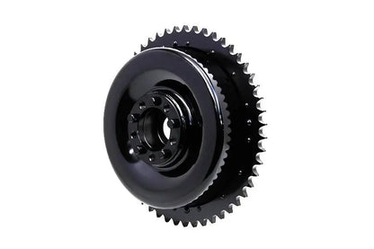 V-Twin Rear Hydraulic Brake Drum Black for Harley Davidson FL Models - Part 19139B by V-Twin