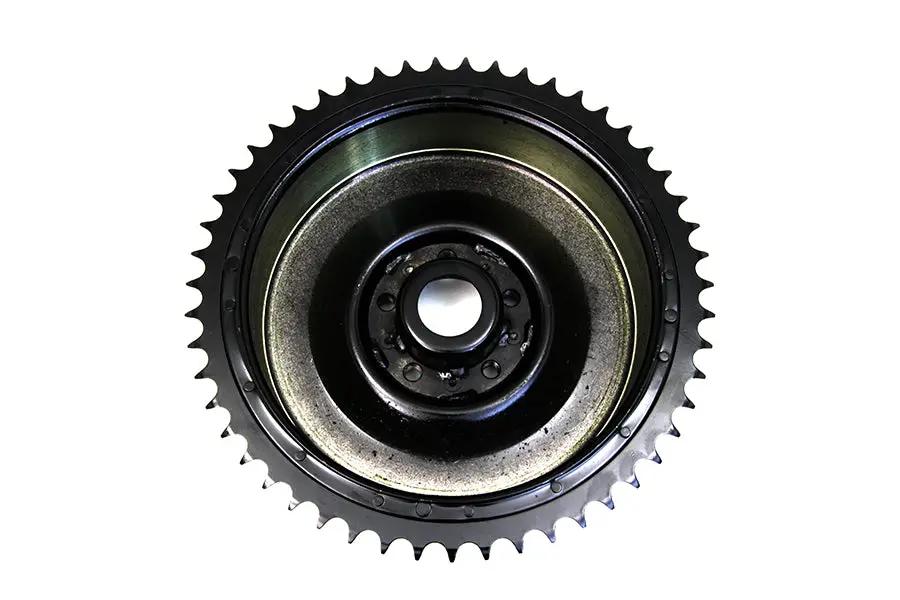 V-Twin Rear Hydraulic Brake Drum Black for Harley Davidson FL Models - Part 19139B by V-Twin