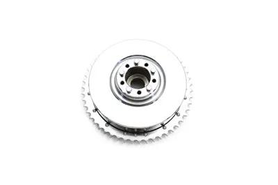 V-Twin Rear Hydraulic Brake Drum Chrome for Harley Davidson FL 1963-1966 Part #13457 by V-Twin