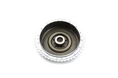 V-Twin Rear Hydraulic Brake Drum Chrome for Harley Davidson FL 1963-1966 Part #13457 by V-Twin