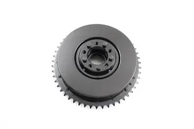 V-Twin 13457B Black Rear Hydraulic Brake Drum with Sprocket for Harley Davidson FL Models by V-Twin