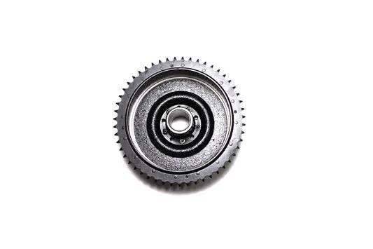 V-Twin Black Rear Hydraulic Brake Drum for Harley Davidson FL & FX Models (Part #01002B) by V-Twin