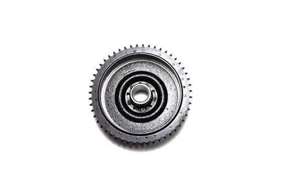 V-Twin Black Rear Hydraulic Brake Drum for Harley Davidson FL & FX Models (Part #01002B) by V-Twin
