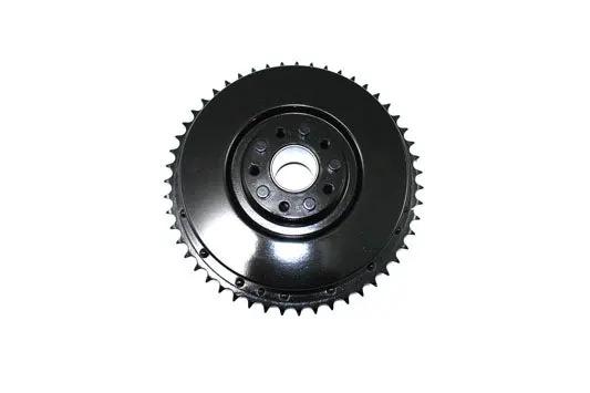 V-Twin Black Rear Hydraulic Brake Drum for Harley Davidson FL & FX Models (Part #01002B) by V-Twin