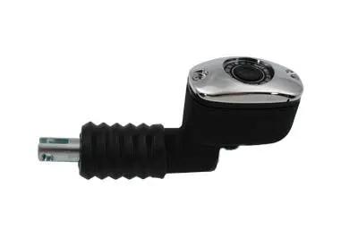 Edart Rear Brake Master Cylinder with Chrome Top for Harley Davidson FLT and FXST by Edart