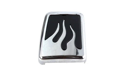 Edart Brake Pedal Pad with Flame Design for Harley Davidson FXST (Part #64125) by Edart