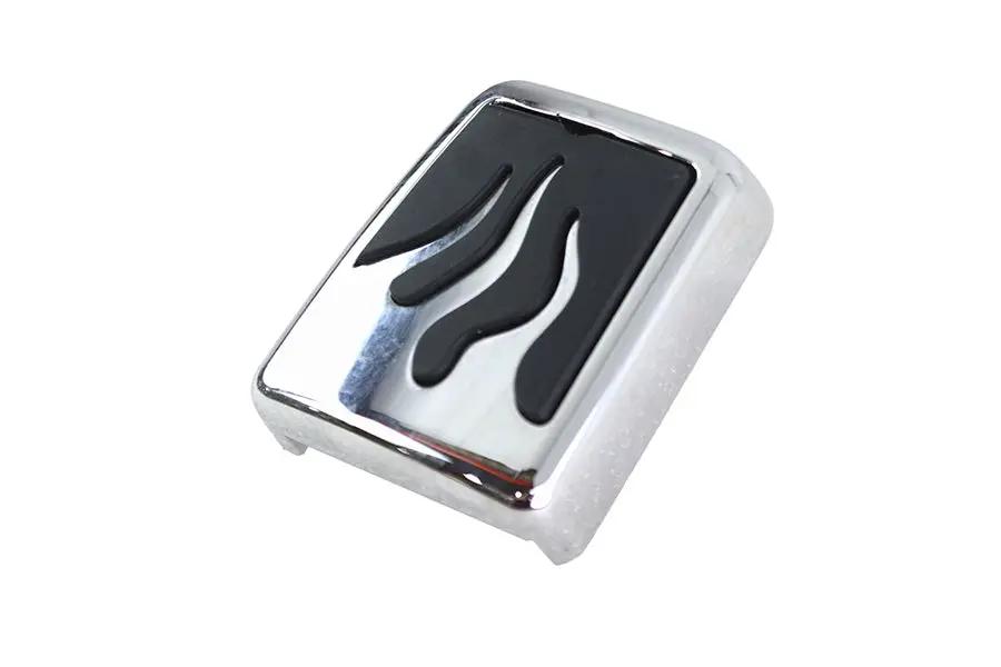 Edart Brake Pedal Pad with Flame Design for Harley Davidson FXST (Part #64125) by Edart