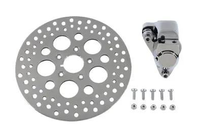 V-Twin Chrome Front Left Side Caliper and 11-1/2 inch Disc Kit for Harley Davidson FXST by V-Twin