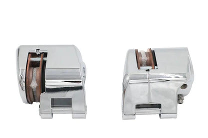 Duro Chrome 1-Piston Front Brake Caliper Set for Harley Davidson XL & FX Models by Duro
