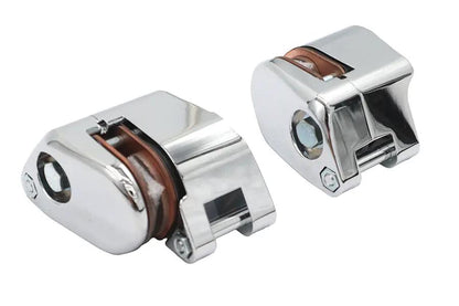 Duro Chrome 1-Piston Front Brake Caliper Set for Harley Davidson XL & FX Models by Duro