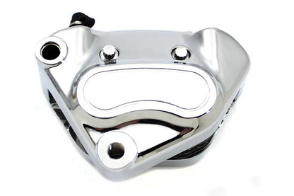 Edart Chrome Front 4 Piston Caliper for Harley Davidson FXST and XL Models Part 42815 by Edart