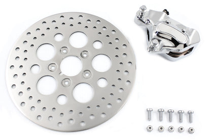 V-Twin 23-0649 Front 4-Piston Brake Caliper and 11-1/2-Inch Disc Kit for Harley-Davidson XL