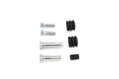 Edart Guide Pin Kit for Rear Brake Caliper Chrome - Fits Harley Davidson FXR, FXST, FLST, XL (Part #83037) by Edart