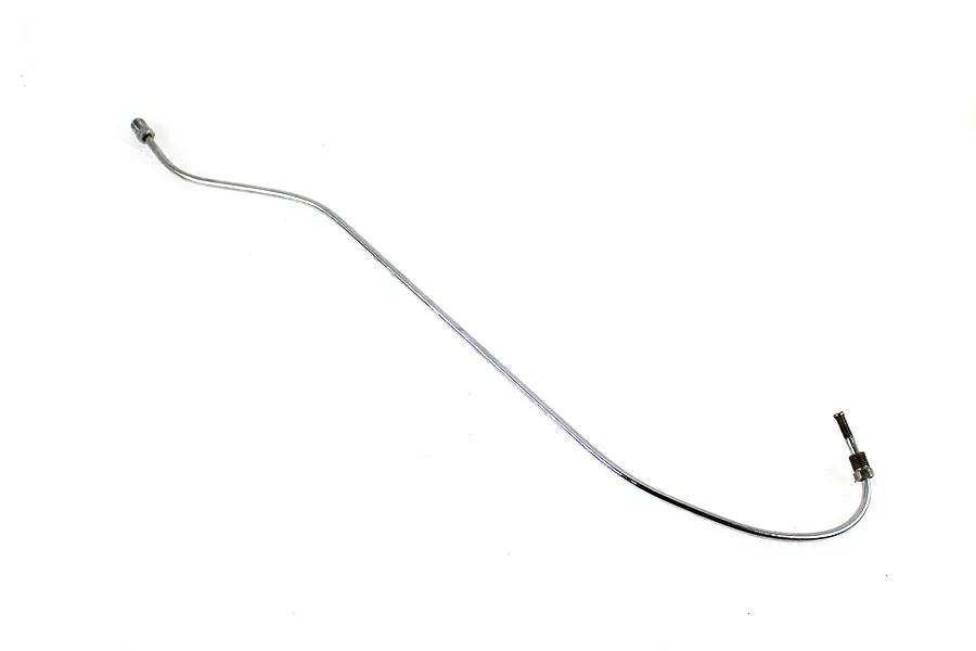 V-Twin Steel Rear Brake Line Chrome for Harley Davidson FLH (1970-1978) by V-Twin