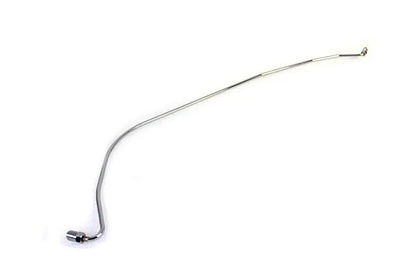 V-Twin Steel Rear Brake Line Chrome Part 50164 for Harley Davidson FL Models by V-Twin