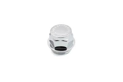Edart Chrome Master Cylinder Filler Top Plug Cap for Harley Davidson FL Models by Edart