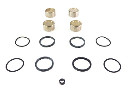 Edart Front Caliper Piston Kit with Seals for Harley Davidson FLT and FXST Models