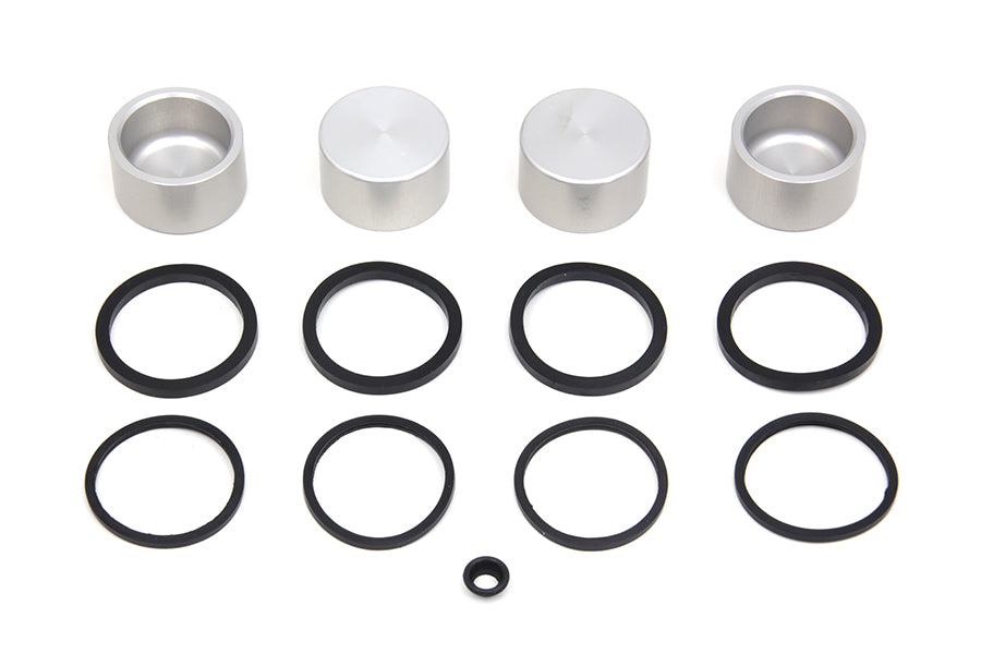 Edart Front Caliper Piston Kit with Seals for Harley Davidson FLT and FXST Models