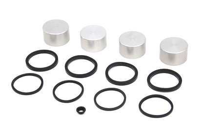 Edart Front Caliper Piston Kit with Seals for Harley Davidson FLT and FXST Models