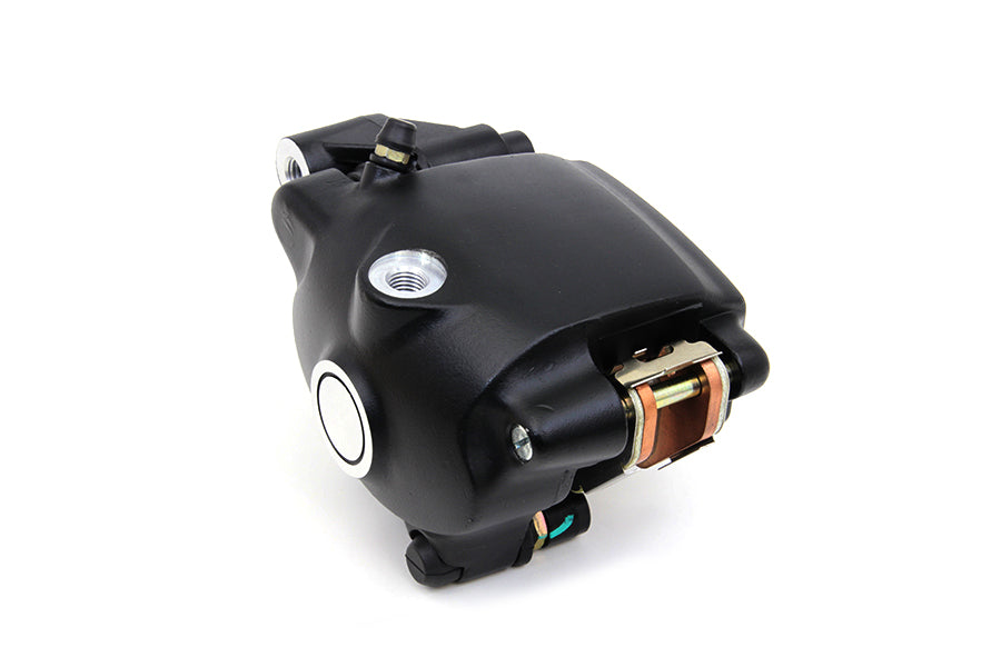 Edart Part 87126 Black 2 Piston Front Left Brake Caliper for Harley Davidson XL Models