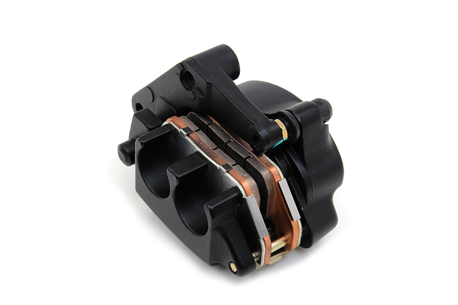 Edart Part 87126 Black 2 Piston Front Left Brake Caliper for Harley Davidson XL Models