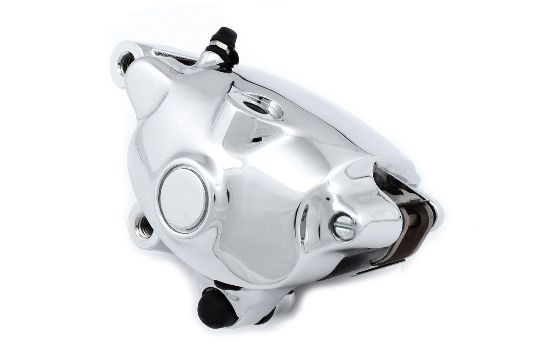 Edart Silver 2 Piston Front Brake Caliper Left Side for Harley Davidson XL (Part No. 82560)