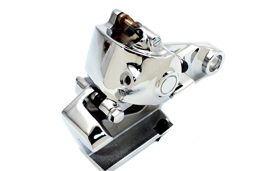 Edart Chrome Rear Brake Caliper with Bracket for Harley Davidson XL (2008-2010)
