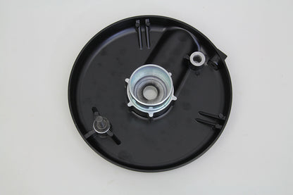 Edart Part 70323DB Front Brake Backing Plate Right Side in Black for Harley Davidson FL (1969-1971)