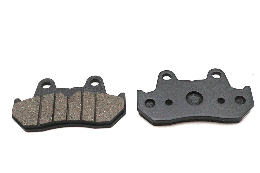 Duro Organic Disc Brake Pad Set with 1-3/4 Inch Center Height and Mount Holes Spacing