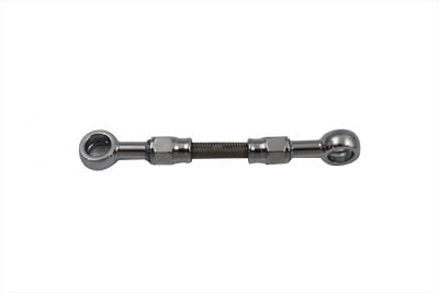 V-Twin Stainless Steel 3.5 inch Brake Line with 10mm Banjo Bolts for Harley Davidson FXST