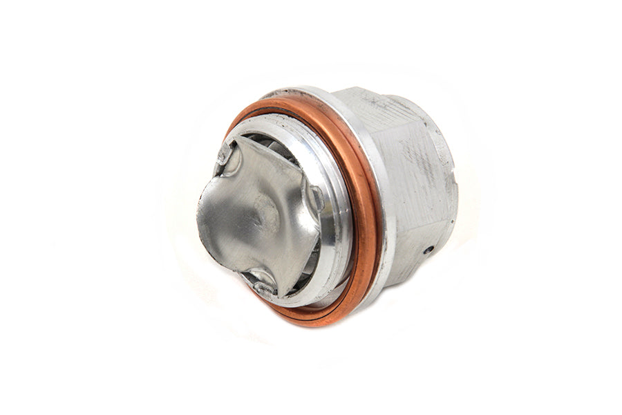 V-Twin Alloy Master Cylinder Filler Top Plug Cap for Harley Davidson FL Models