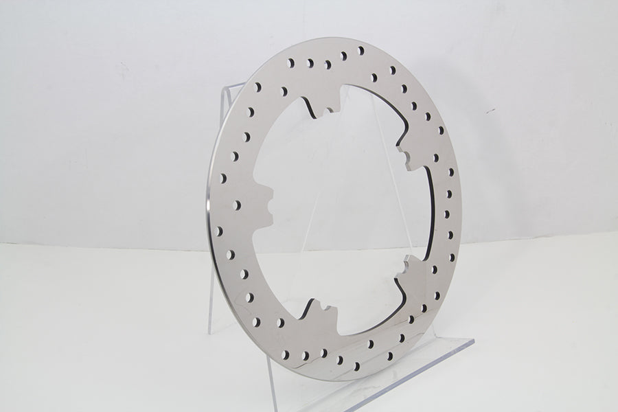 Edart B06-0198ASP Stainless Steel Front Brake Disc for Harley Davidson VRSC (2006-2015)