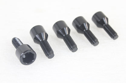 Edart Parkerized Wheel Lug Bolt Set Part #19015B for Harley Davidson FL 1941-1950